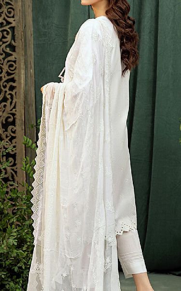 Safwa White Lawn Suit | Pakistani Lawn Dress in USA- Image 2