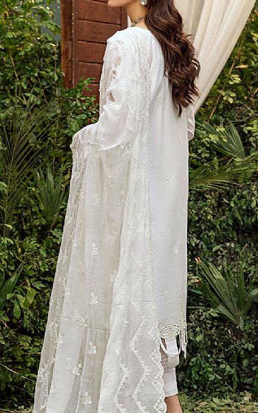 Safwa White Lawn Suit | Pakistani Lawn Dress in USA- Image 2