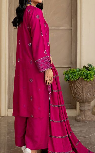 Safwa Debian Red Viscose Suit | Pakistani Winter Dresses- Image 2