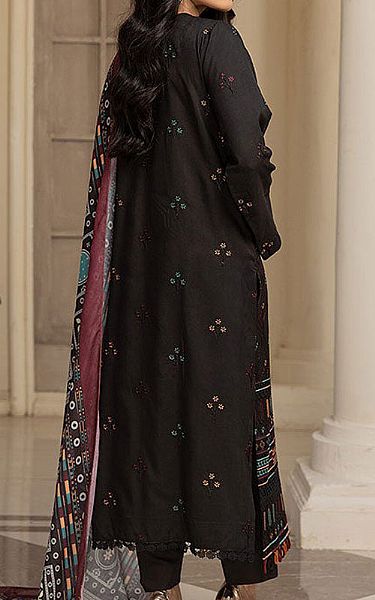 Safwa Black Viscose Suit | Pakistani Winter Dresses- Image 2
