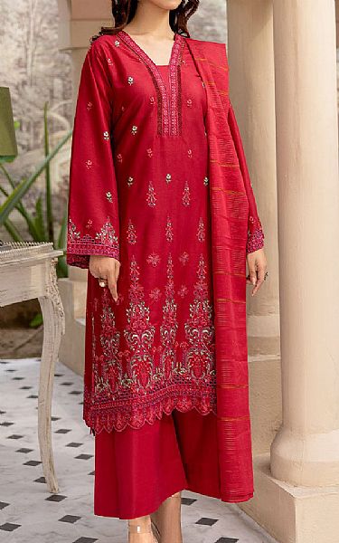 Safwa Cardinal Lawn Suit | Pakistani Lawn Suits- Image 1