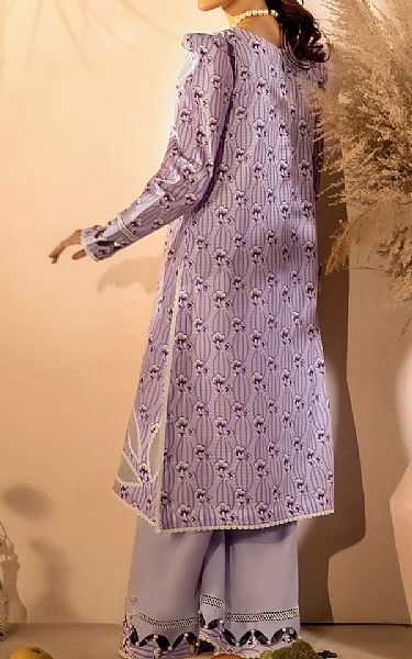 Safwa Light Mauve Lawn Suit (2 pcs) | Pakistani Lawn Dress in USA- Image 2