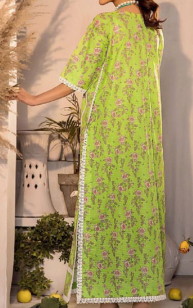 Safwa Apple Green Lawn Suit (2 pcs) | Pakistani Lawn Dress in USA- Image 2