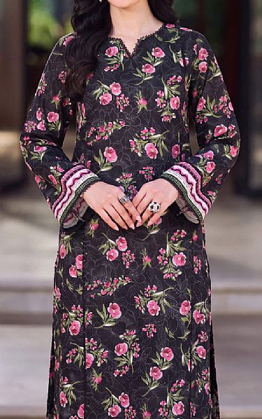 Safwa Black Lawn Suit (2 pcs) | Pakistani Lawn Dress in USA- Image 1