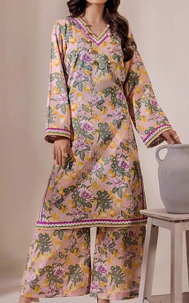 Safwa Multicolor Lawn Suit (2 pcs) | Pakistani Lawn Dress in USA- Image 1