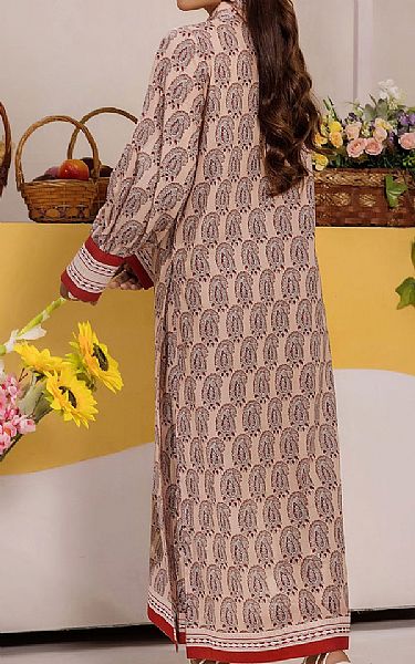Safwa Oyster Pink Lawn Suit (2 pcs) | Pakistani Lawn Dress in USA- Image 2