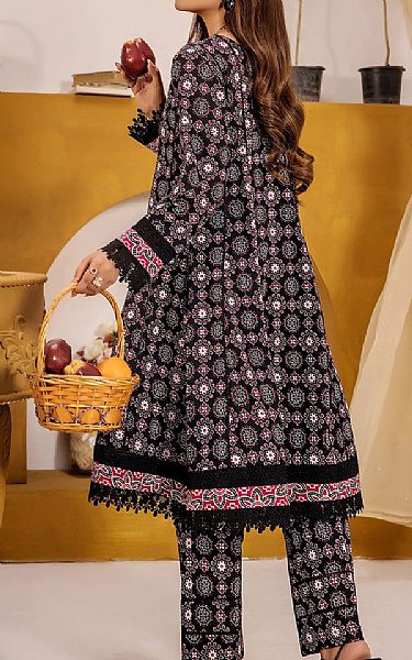 Safwa Black Lawn Suit (2 pcs) | Pakistani Lawn Dress in USA- Image 2