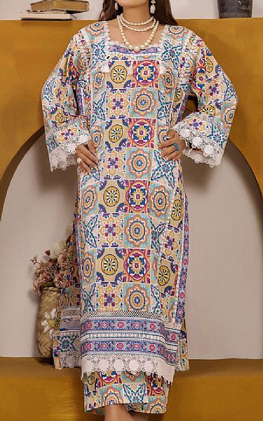 Safwa Multi Lawn Suit (2 pcs) | Pakistani Lawn Dress in USA- Image 1