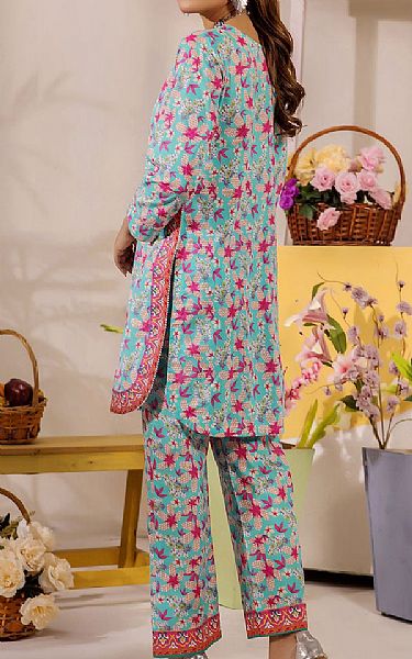 Safwa Aqua Lawn Suit (2 pcs) | Pakistani Lawn Dress in USA- Image 2