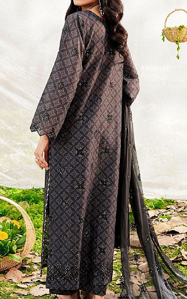 Safwa Black Lawn Suit | Pakistani Lawn Suits- Image 2