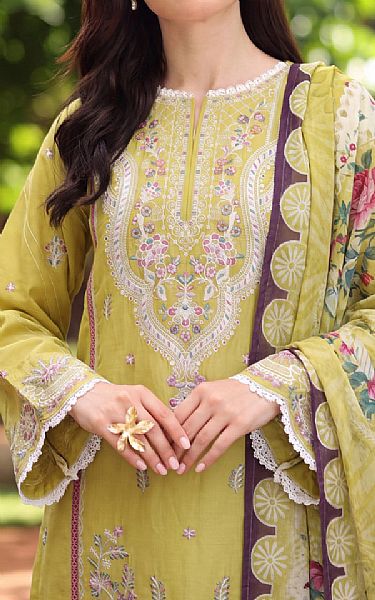 Safwa Sand Gold Lawn Suit | Pakistani Lawn Dress in USA- Image 2