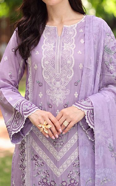 Safwa Lilac Lawn Suit | Pakistani Lawn Dress in USA- Image 1
