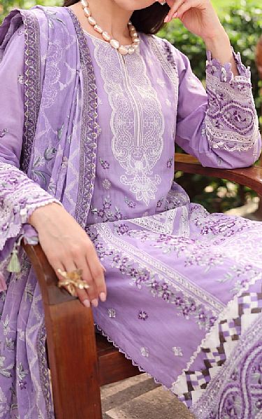 Safwa Lilac Lawn Suit | Pakistani Lawn Dress in USA- Image 2