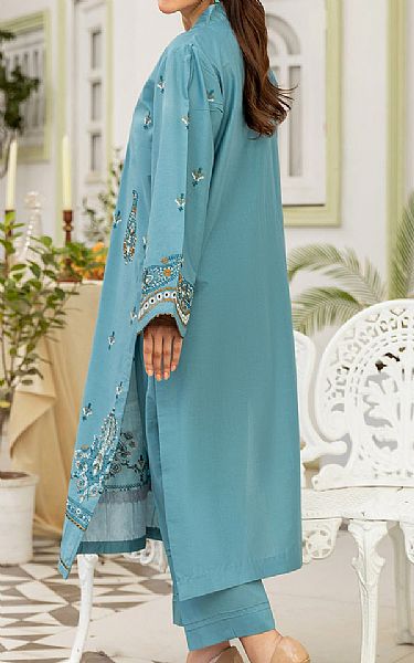 Safwa Hippie Blue Lawn Suit (2 pcs) | Pakistani Lawn Suits- Image 2
