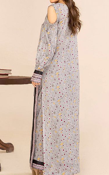 Safwa Grey Lawn Suit (2 pcs) | Pakistani Lawn Dress in USA- Image 2