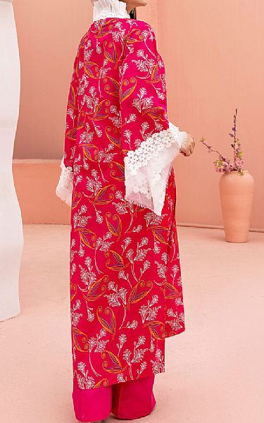 Safwa Rich Carmine Lawn Suit (2 pcs) | Pakistani Lawn Dress in USA- Image 2