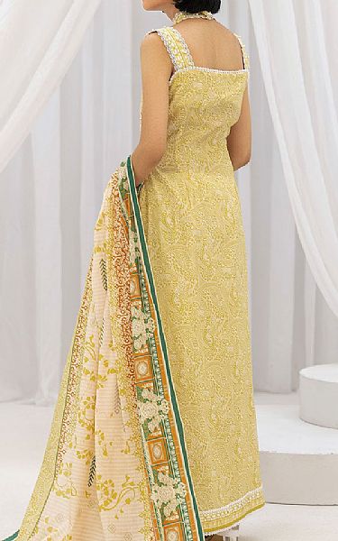 Safwa Olive Lawn Suit | Pakistani Lawn Dress in USA- Image 2