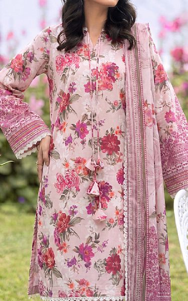 Safwa Pale Pink Lawn Suit | Pakistani Lawn Dress in USA- Image 2