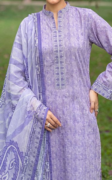 Safwa Lavender Lawn Suit | Pakistani Lawn Dress in USA- Image 2