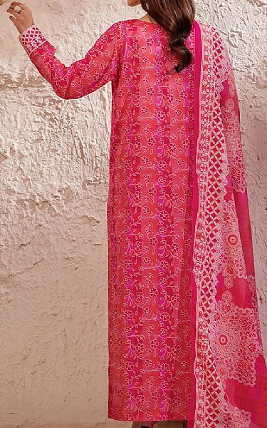 Safwa Hot Pink Lawn Suit | Pakistani Lawn Dress in USA- Image 2