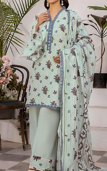 Safwa Sea Mist Lawn Suit | Pakistani Lawn Dress in USA- Image 1