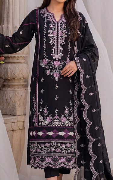Safwa Black Lawn Suit | Pakistani Lawn Dress in USA- Image 1