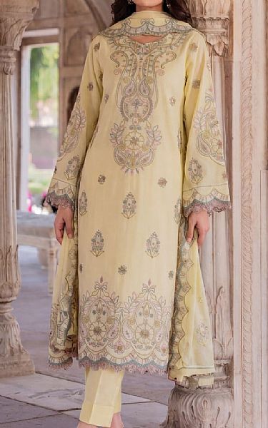 Safwa Ivory Lawn Suit | Pakistani Lawn Dress in USA- Image 1