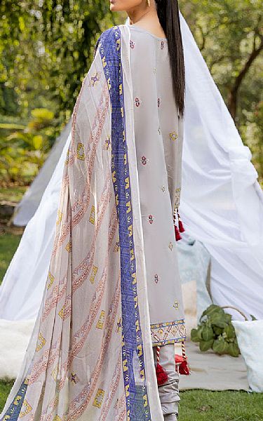 Safwa Slate Grey Lawn Suit | Pakistani Lawn Dress in USA- Image 2