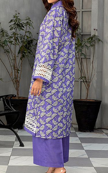 Safwa Lavender Purple Masuri Suit (2 pcs) | Pakistani Winter Dresses- Image 2