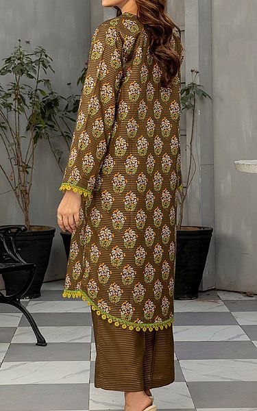 Safwa Irish Coffee Masuri Suit (2 pcs) | Pakistani Winter Dresses- Image 2