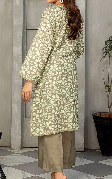 Safwa Brownish Grey Masuri Suit (2 pcs) | Pakistani Winter Dresses- Image 2