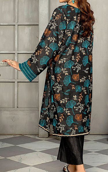 Safwa Black Masuri Suit (2 pcs) | Pakistani Winter Dresses- Image 2