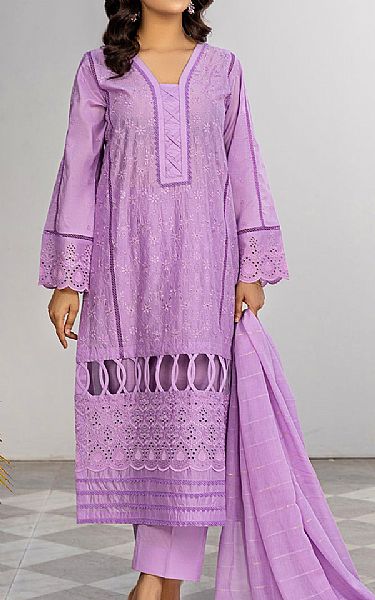Safwa Wisteria Purple Lawn Suit | Pakistani Lawn Suits- Image 1