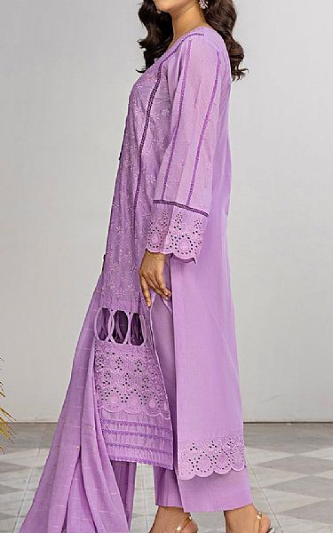 Safwa Wisteria Purple Lawn Suit | Pakistani Lawn Suits- Image 2