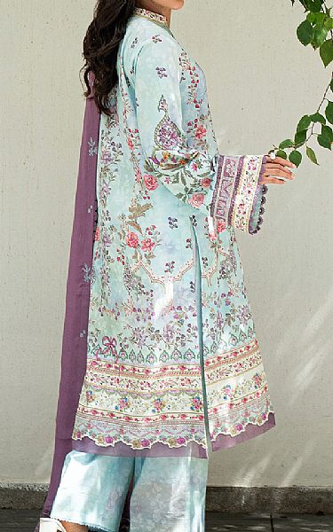 Sahane Light Blue Lawn Suit | Pakistani Lawn Dress in USA- Image 2