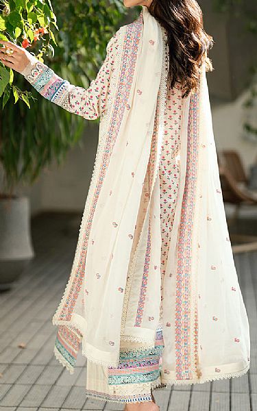 Sahane Off White Lawn Suit | Pakistani Lawn Dress in USA- Image 2
