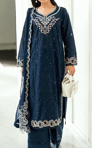 Sahane Nile Blue Lawn Suit | Pakistani Lawn Dress in USA- Image 1