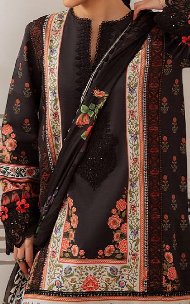 Saira Rizwan Black Lawn Suit | Pakistani Lawn Dress in USA- Image 2