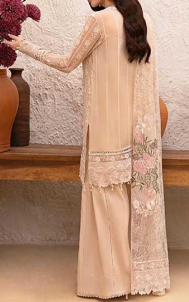 Saira Rizwan Ivory Lawn Suit | Pakistani Lawn Dress in USA- Image 2