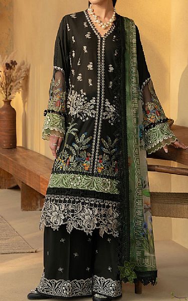 Saira Rizwan Black Lawn Suit | Pakistani Lawn Dress in USA- Image 1
