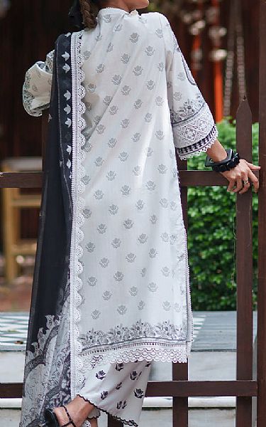 Saira Rizwan White Lawn Suit | Pakistani Lawn Dress in USA- Image 2