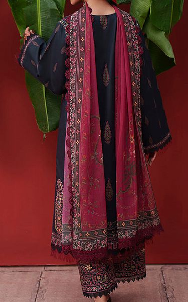 Saira Rizwan Black Lawn Suit | Pakistani Lawn Dress in USA- Image 2