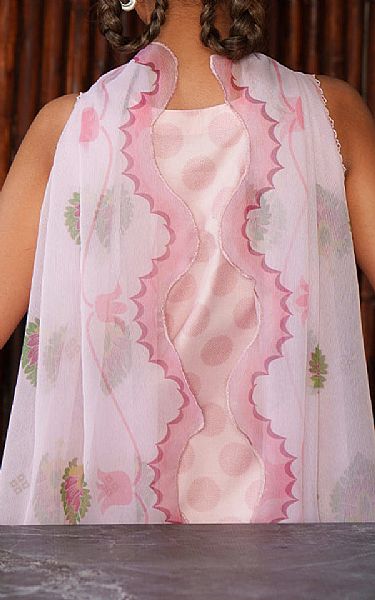 Saira Rizwan Pale Pink Lawn Suit | Pakistani Lawn Dress in USA- Image 2