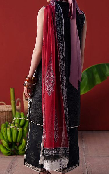 Saira Rizwan Black Lawn Suit | Pakistani Lawn Dress in USA- Image 2