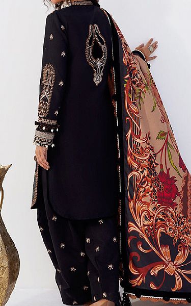 Saira Rizwan Black Khaddar Suit | Pakistani Winter Dresses in USA- Image 2