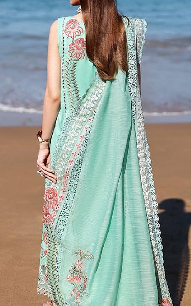 Saira Shakira Mint Green Lawn Suit | Pakistani Lawn Dress in USA- Image 2