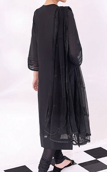 Salitex Black Lawn Suit | Pakistani Dresses in USA- Image 2