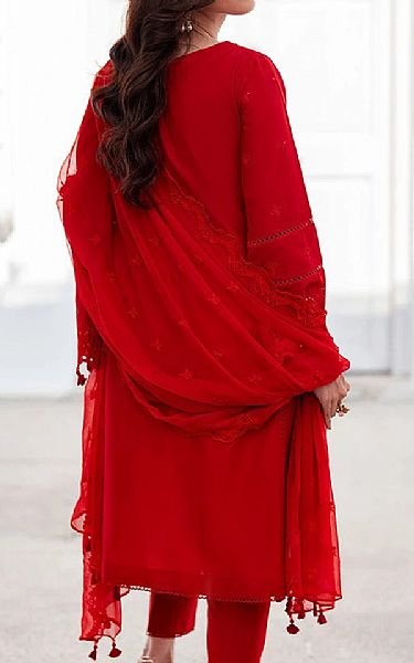 Salitex Red Lawn Suit | Pakistani Lawn Dress in USA- Image 2