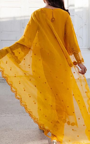 Salitex Mustard Lawn Suit | Pakistani Lawn Dress in USA- Image 2