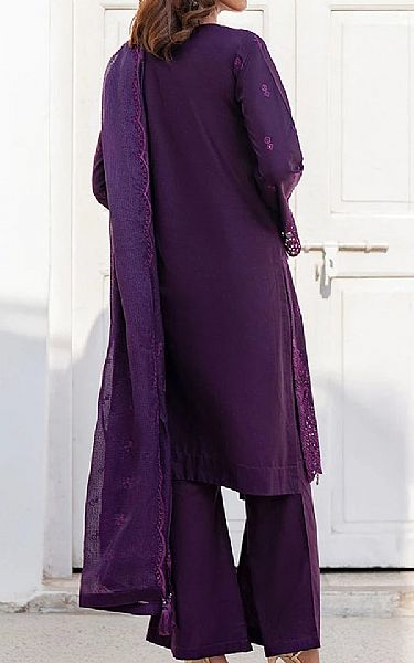 Salitex Purple Lawn Suit | Pakistani Lawn Dress in USA- Image 2
